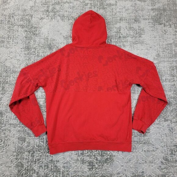 Cookies SF Hoodie Mens Large Red Cannabis Stoner Pullover Sweatshirt  Distressed - Picture 9 of 12